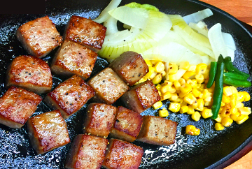 牛肉を使ったセットメニュー食べ放題